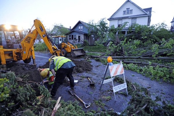 Storm Damage Cleanup in Clinton, MS